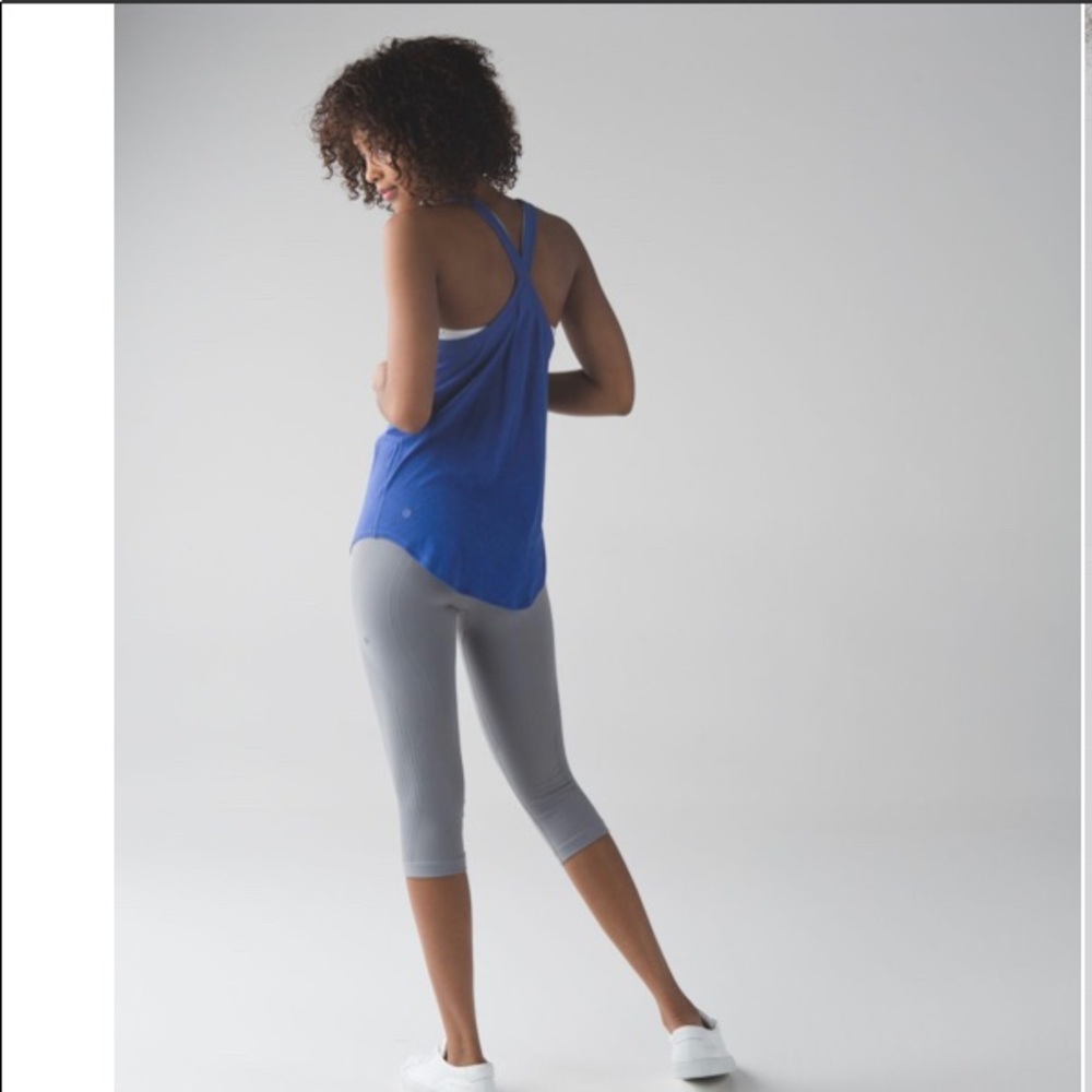 Lululemon Transcend Tank Harbor Blue 8
